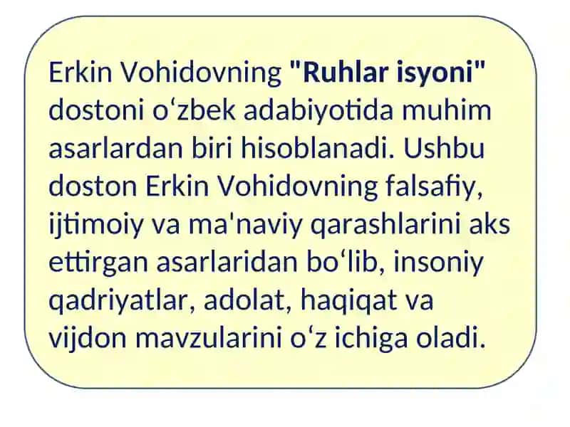 «RUHLAR ISYONI» 2