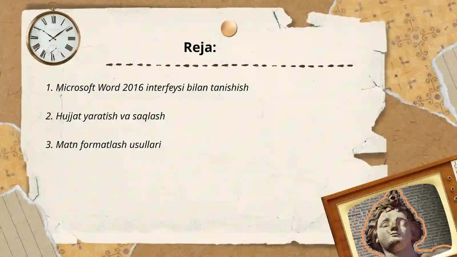 Microsoft office word 2016 bilan ishlash 2
