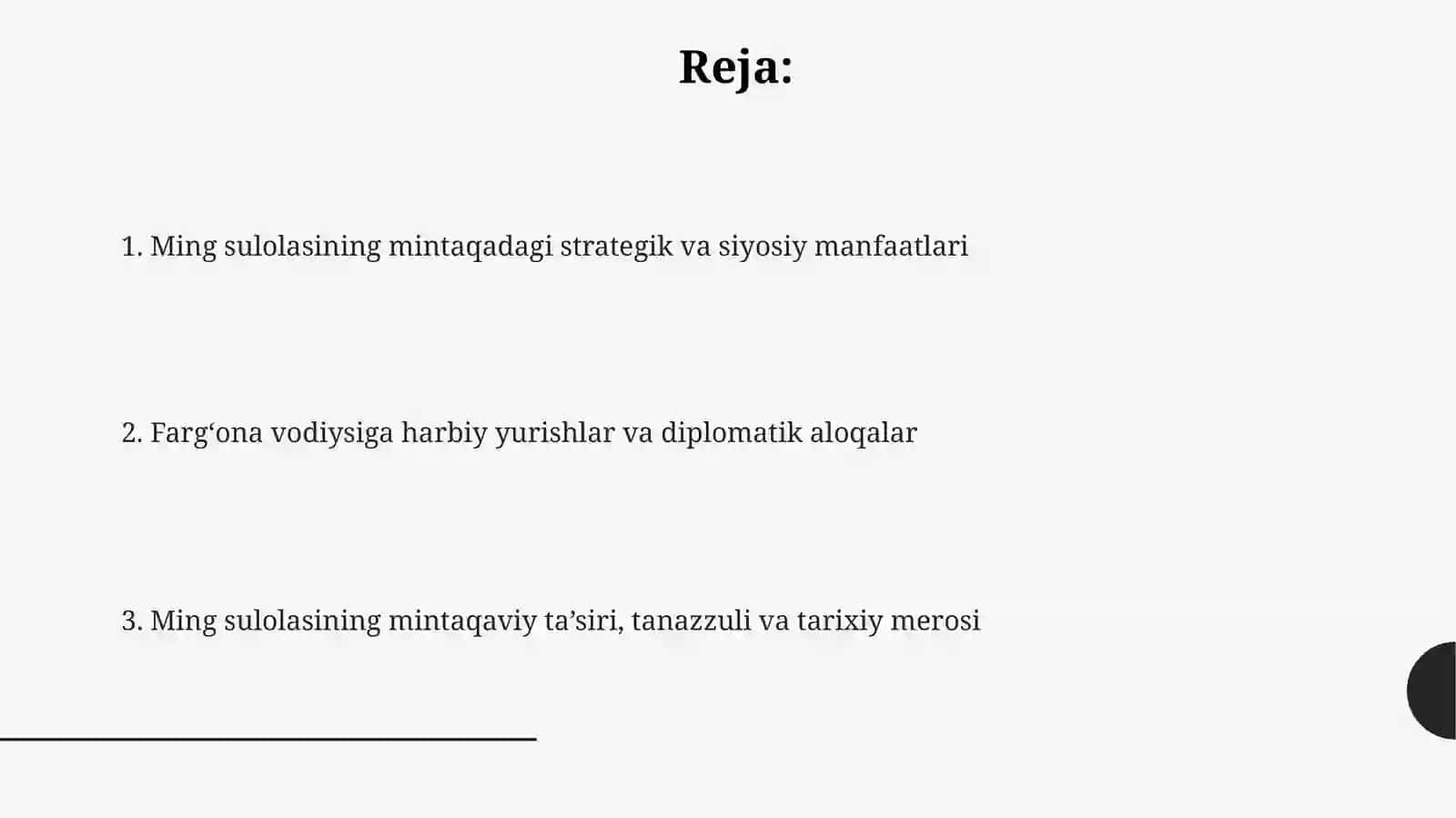 Ming sulolasining hokimiyatga kelishi 2