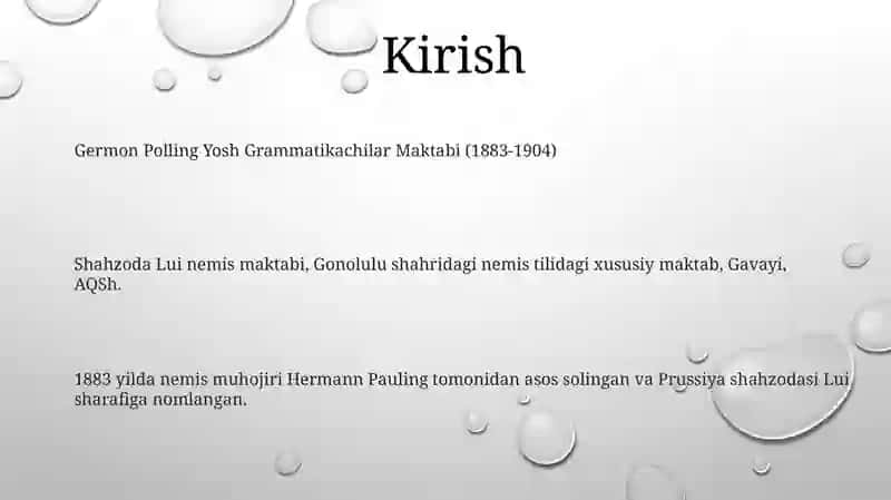 Germon Paulning Yosh Grammatikachilar Maktabi 2
