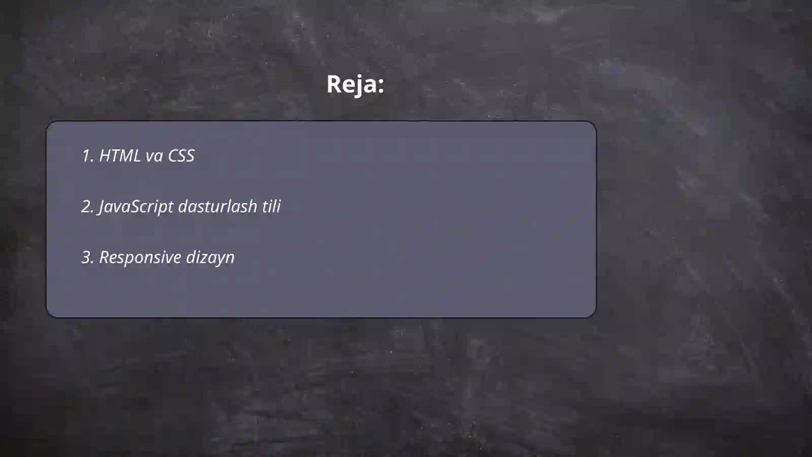 HTML va CSS 2
