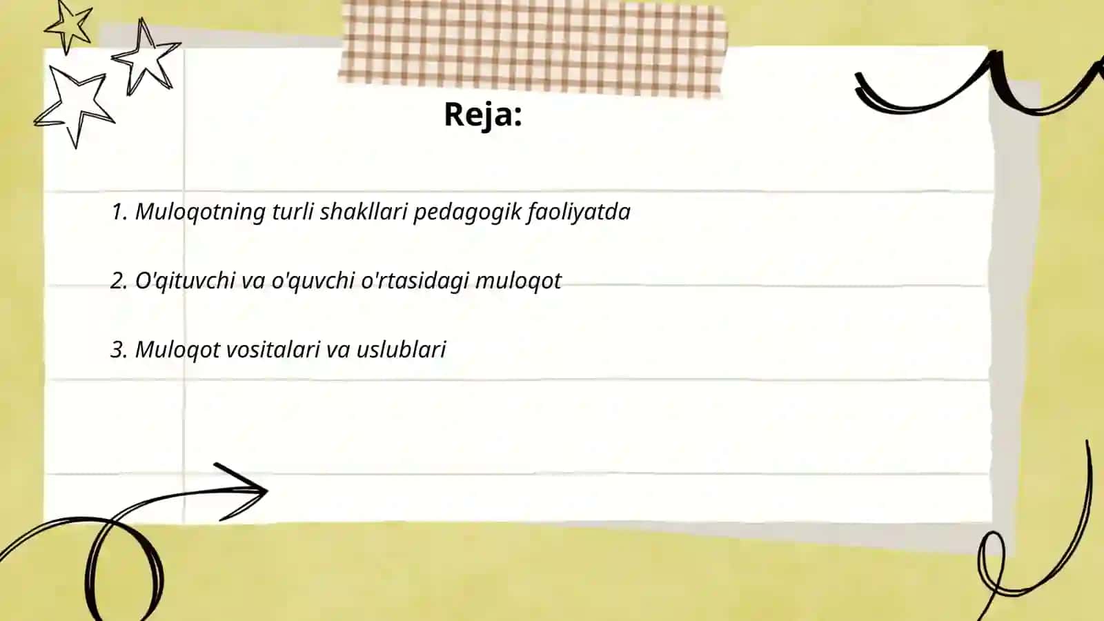 Pedagogik faoliyatda muloqot 2