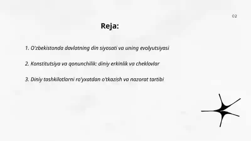 O'zbekistonda din va diniy tashkilotlarga munosabat 2