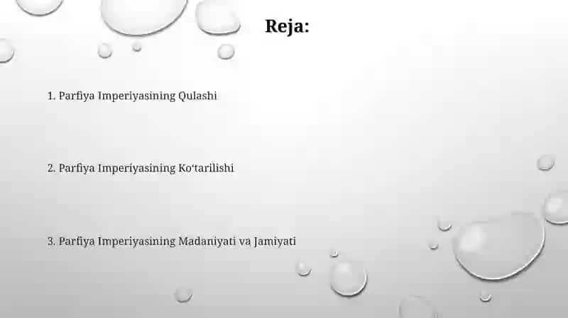 Parfiya Imperiyasining Tarixi 2