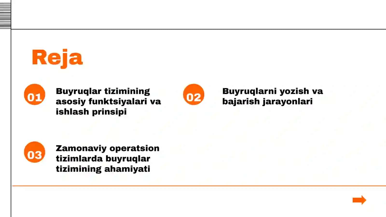 Buyruqlar tizimi 2