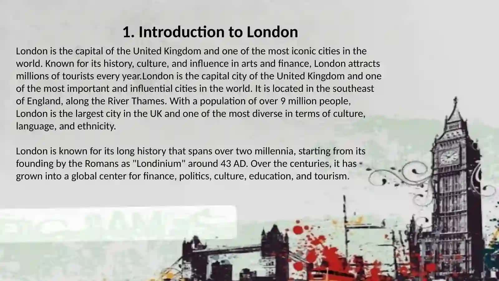 Introduction to London 2