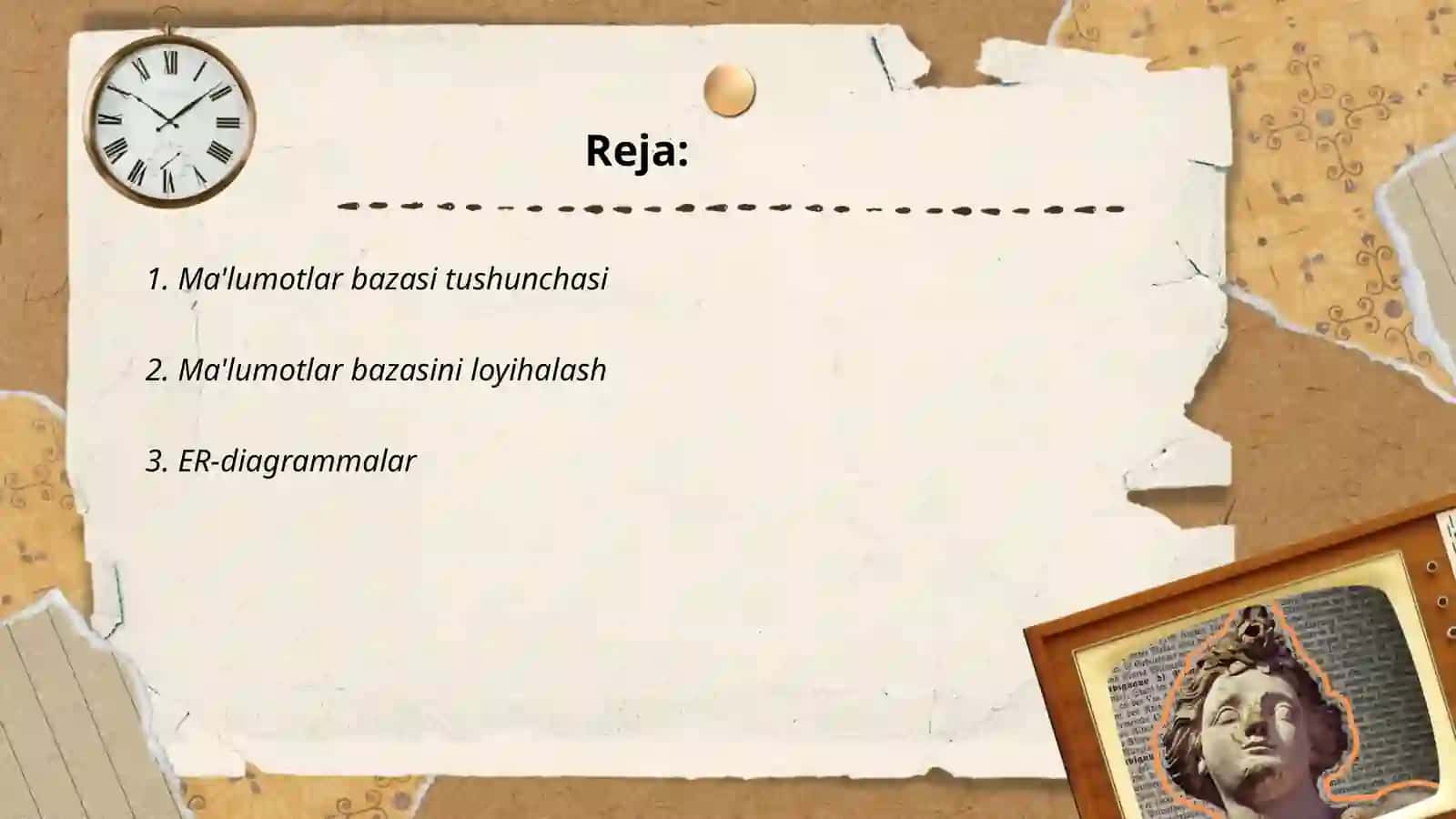 Ma'lumotlar bazasini yaratish 2