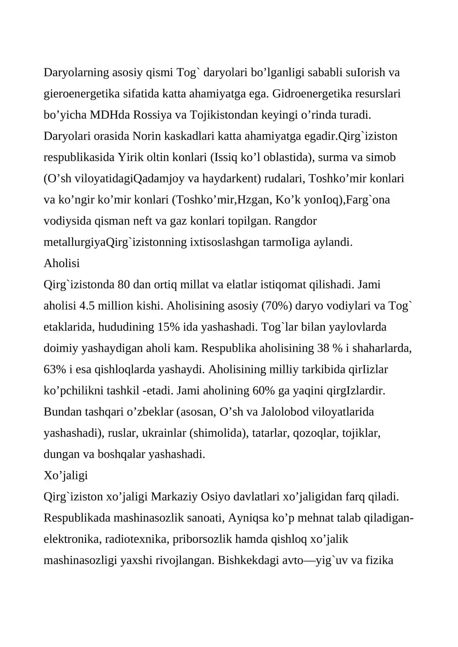 Qirg'iziston Respublikasi 2