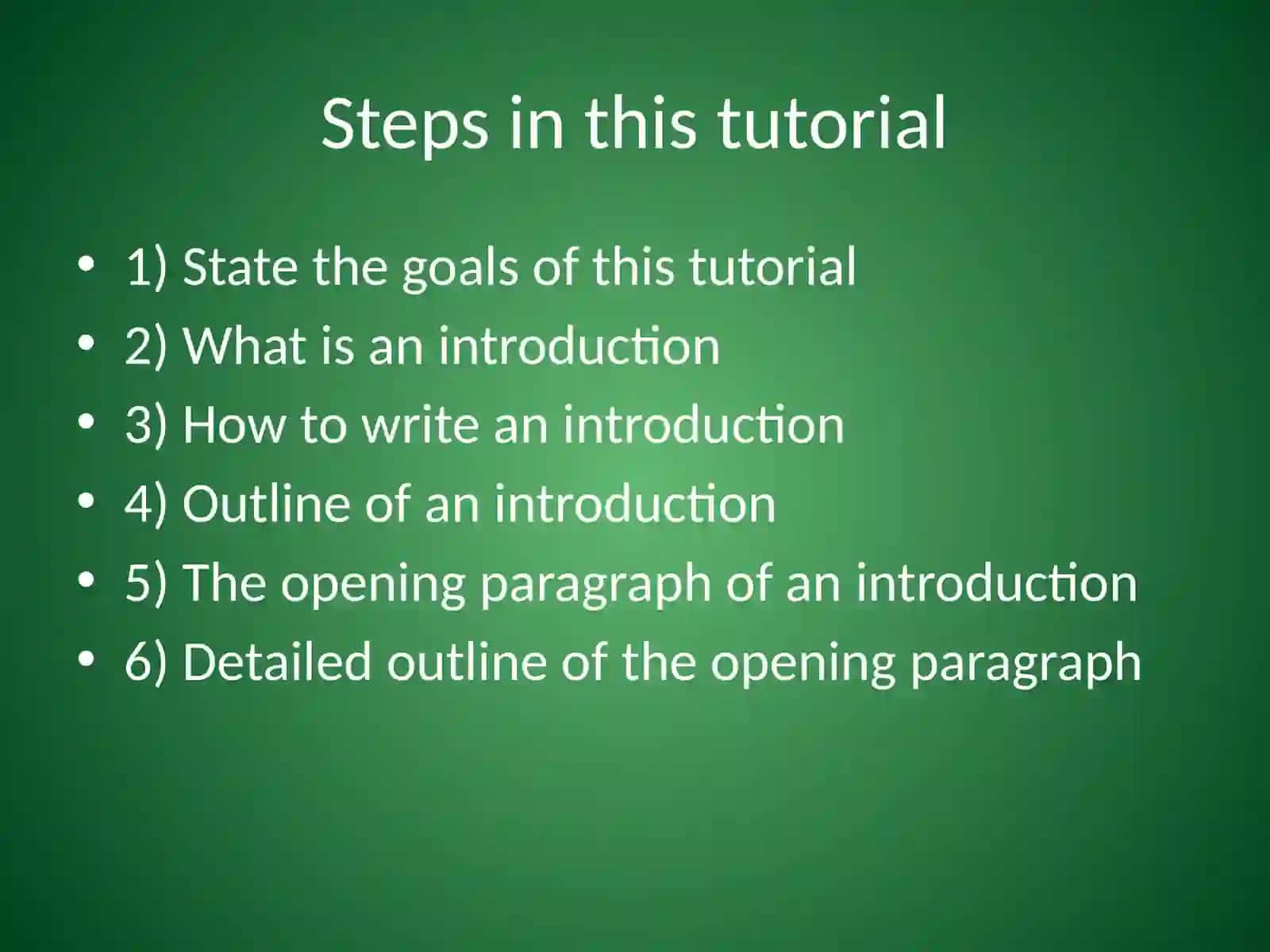 How to Write an Introduction 2