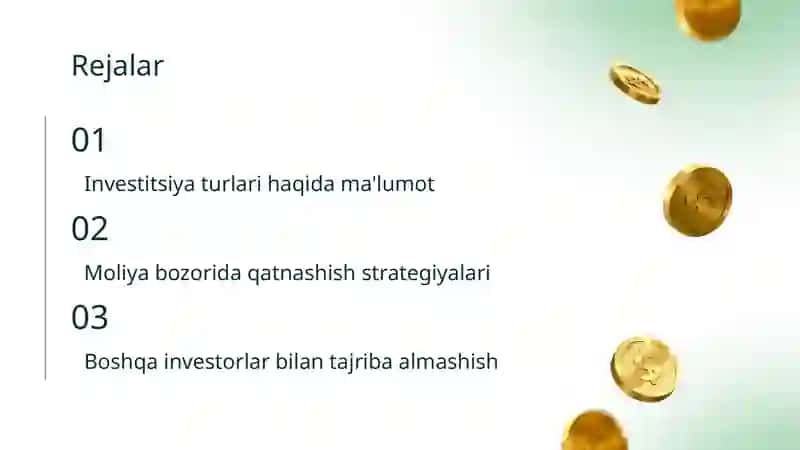 Investitsiyalarda qatnashish usullari 2