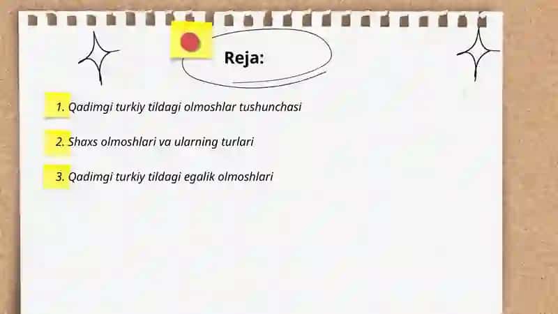Qadimgi turkiy tildagi olmoshlar 2