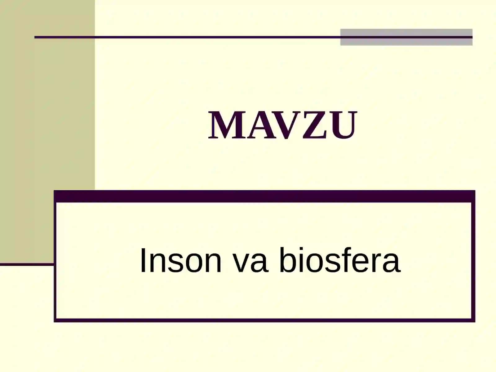 Inson va biosfera 2