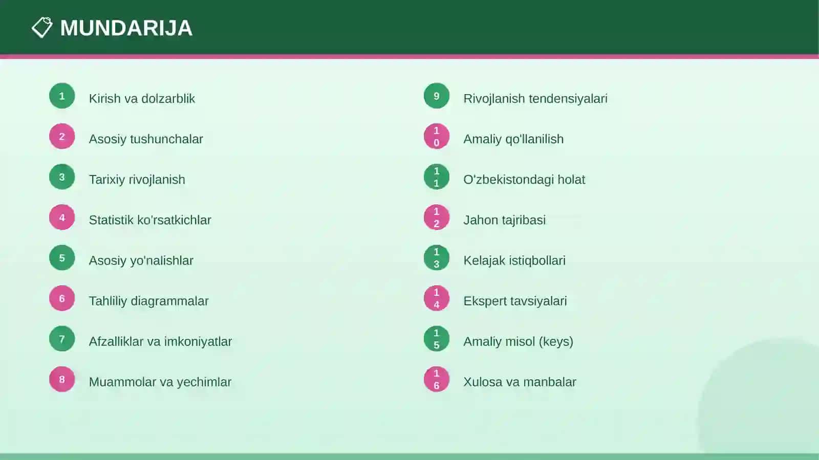 STATISTIKA ASOSLARI 2