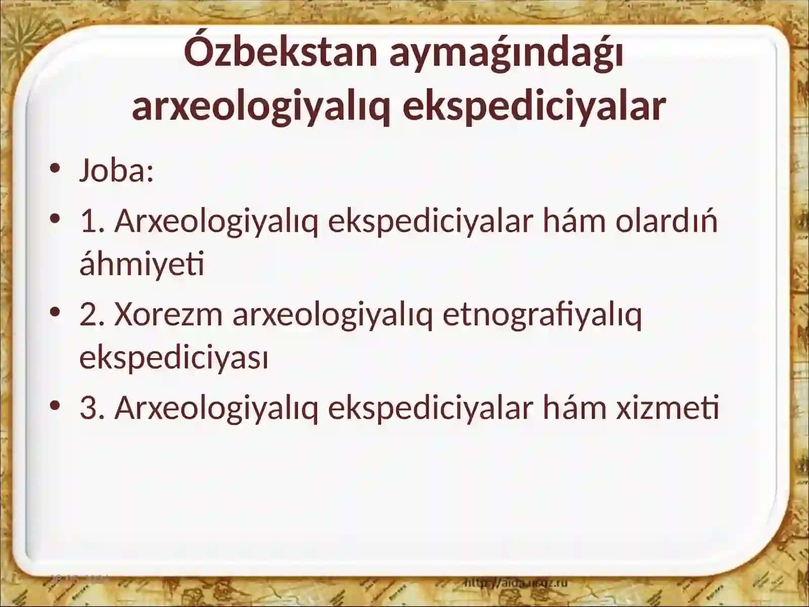 Arxeologiyalıq ekspediciyalar 2