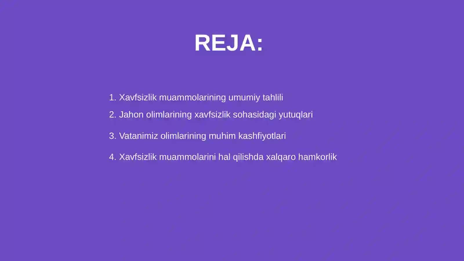 Xavfsizlik muammolari 2