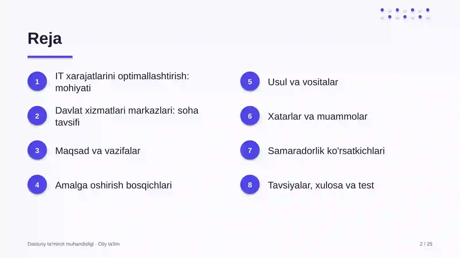 Davlat xizmatlari markazlarida IT xarajatlarini optimallashtirish 2