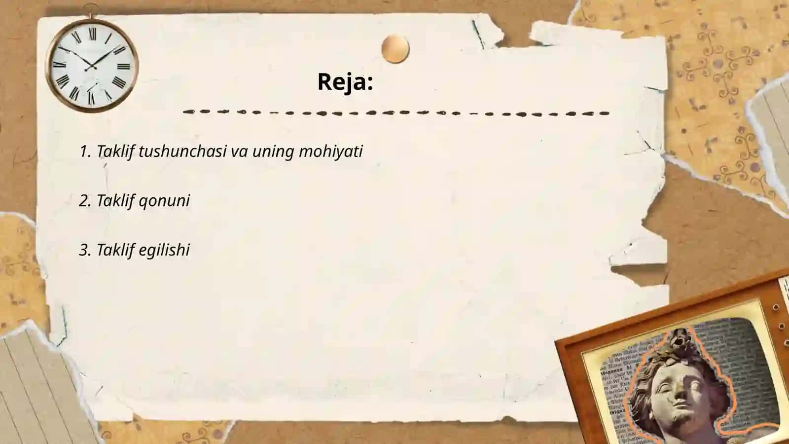 Taklif tushunchasi. Taklifning hajmiga taʼsir etuvchi omillar 2