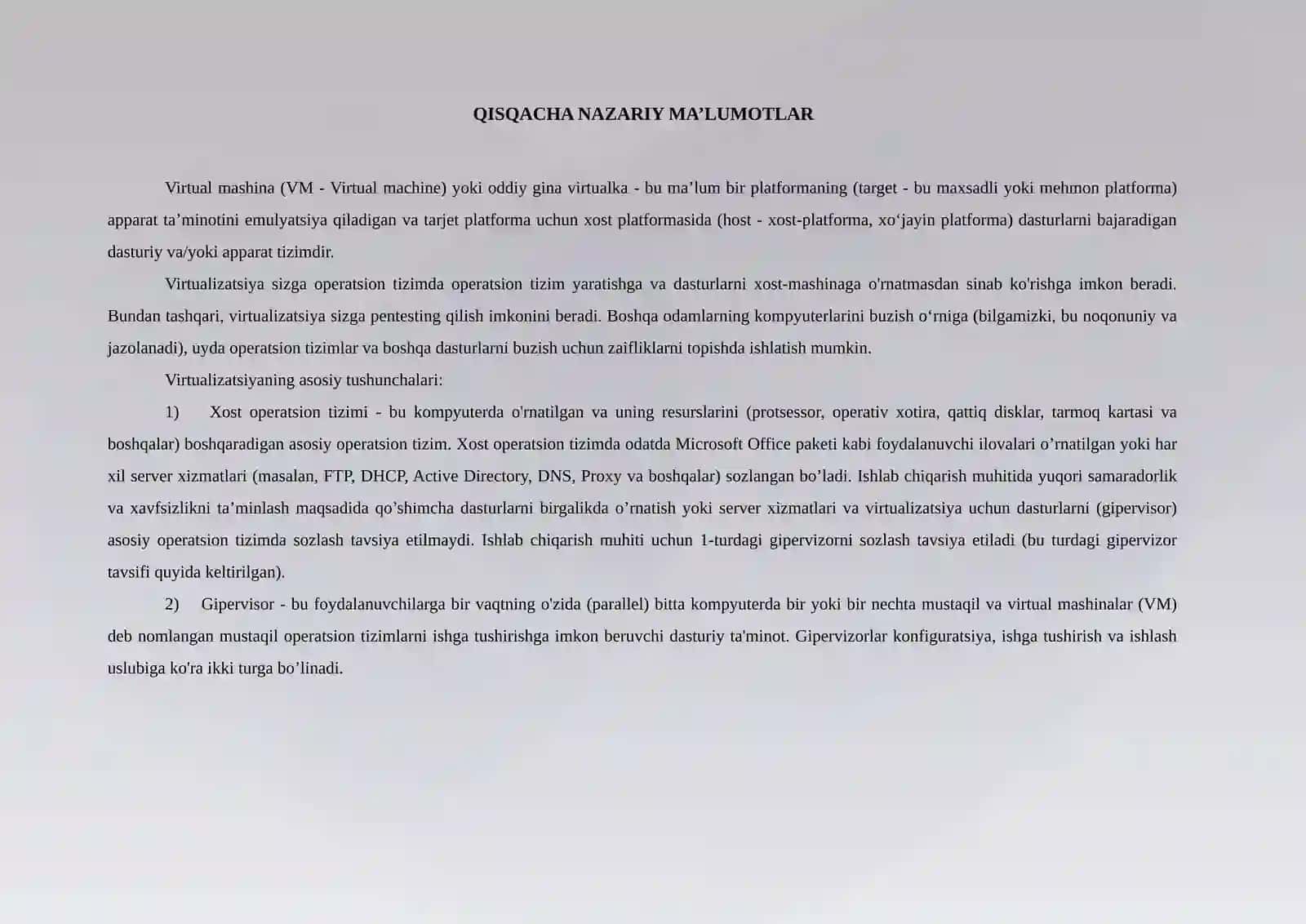Oracle VM VirtualBox dasturi asosida virtual mashina yaratish 2
