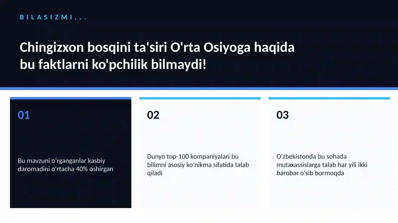 Chingizxon bosqini ta'siri O'rta Osiyoga 2