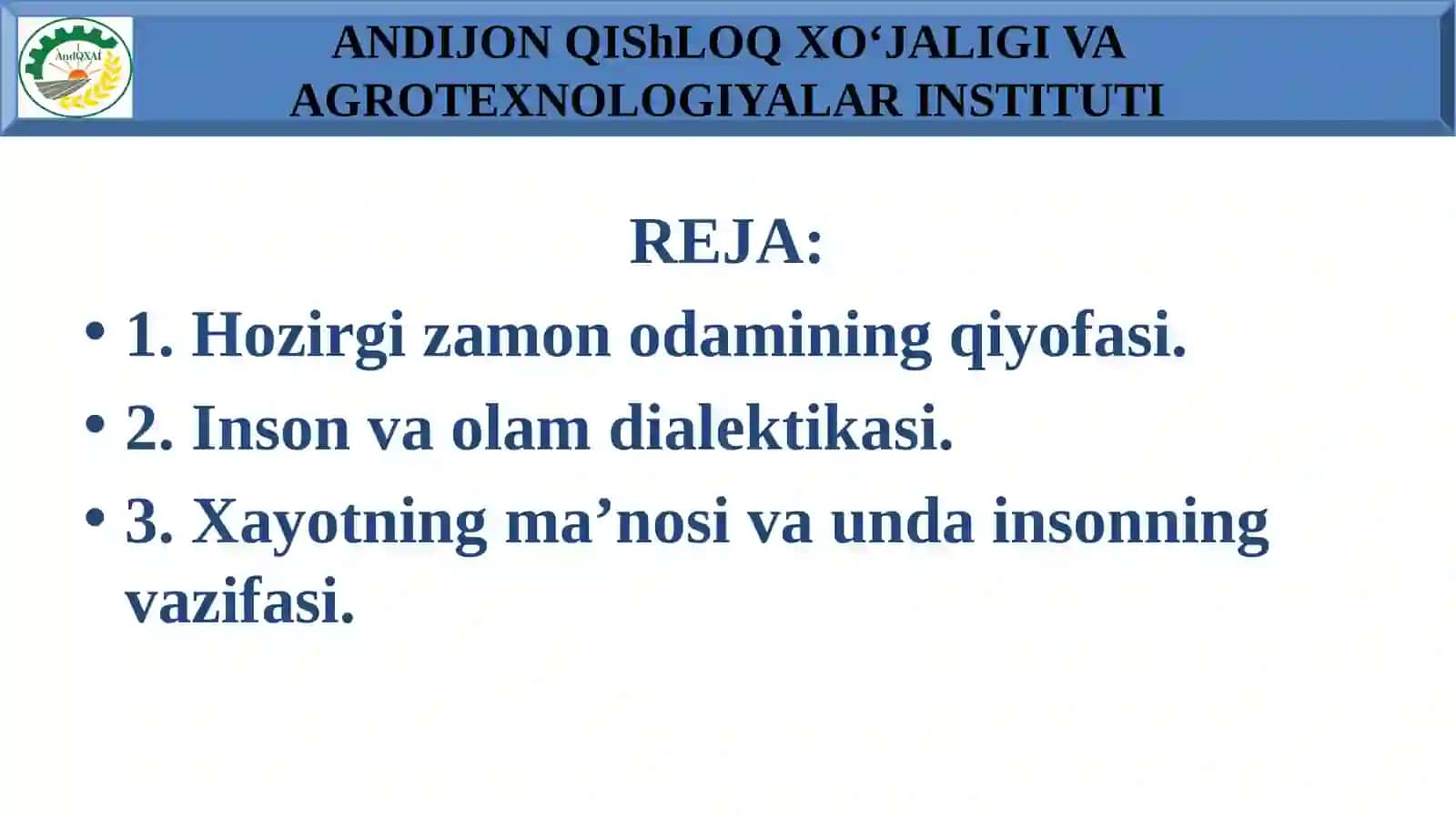 INSON FALSAFASI 2