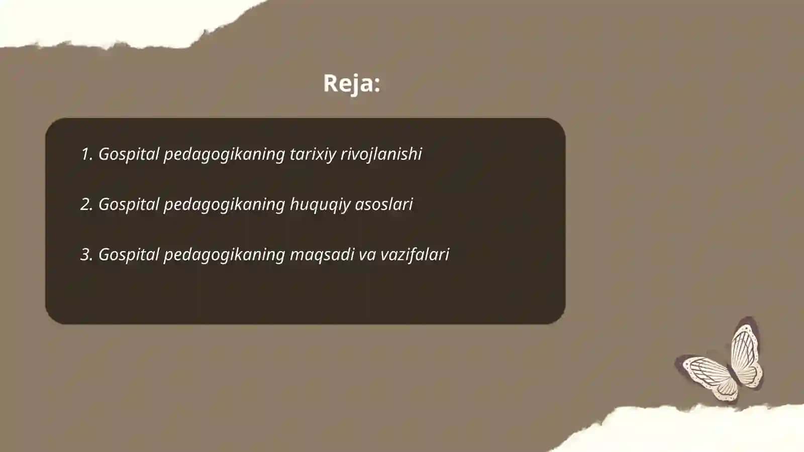 Gospital pedagogikasi 2