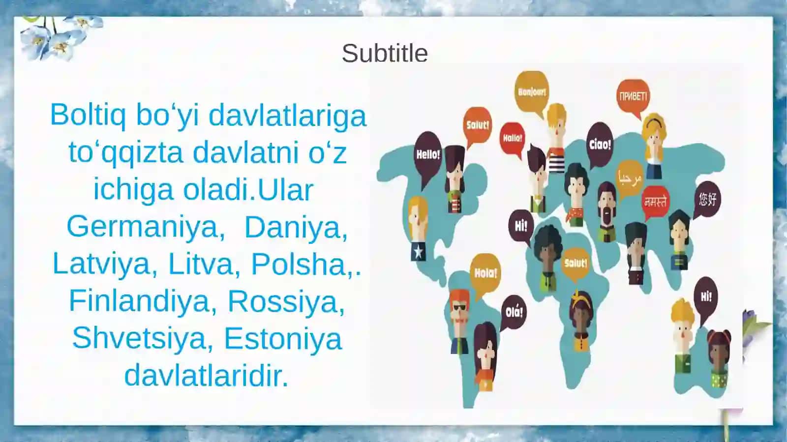 Boltiq boʻyi davlatlaridagi til siyosati. 2
