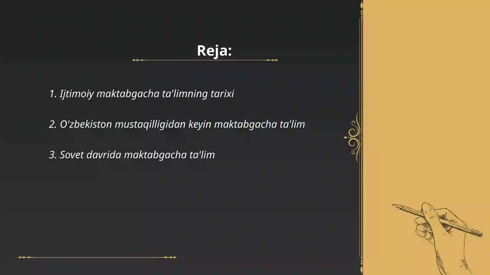 Ijtimoiy maktabgacha talimning tarixi 2