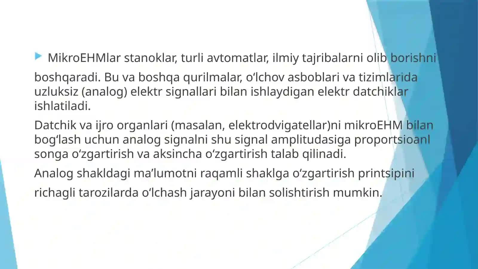 Analog Raqamli O’zgartgich 2