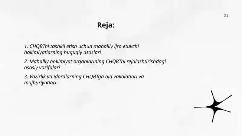 CHQBTni tashkil etish va amalga oshirish boʻyicha mahalliy ijro etuvchi hokimiyat organlari 2