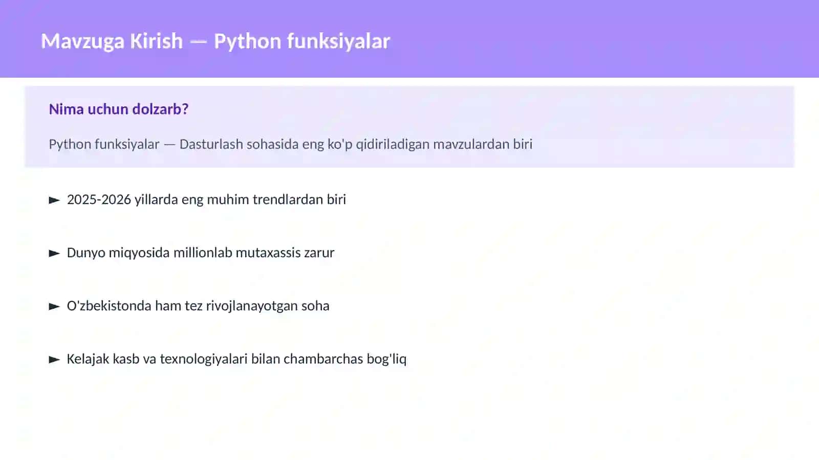 Python funksiyalar 2