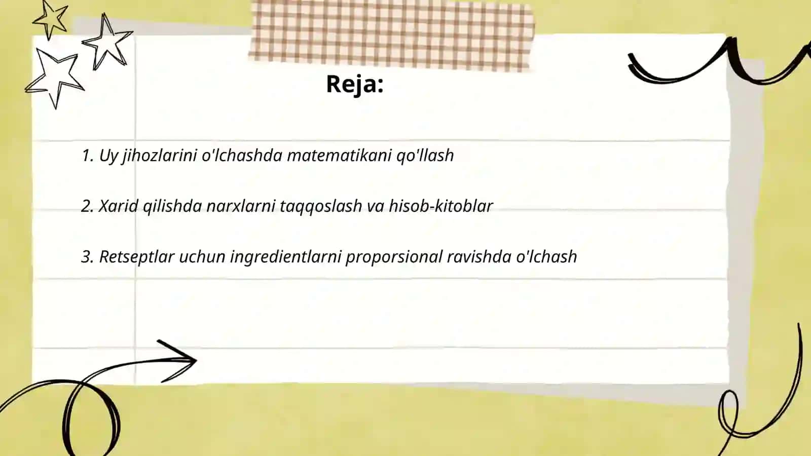 Matematika mashg'ulotlari 2