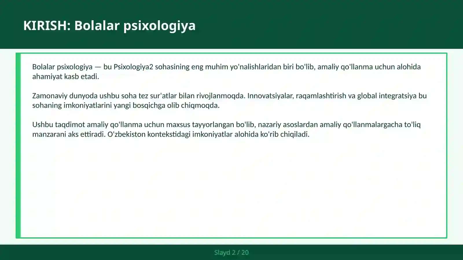 BOLALAR PSIXOLOGIYA 2