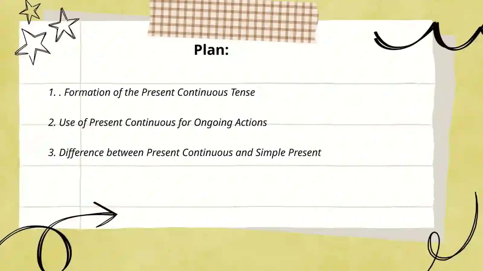 Present Continuous haqida ma'lumot 2