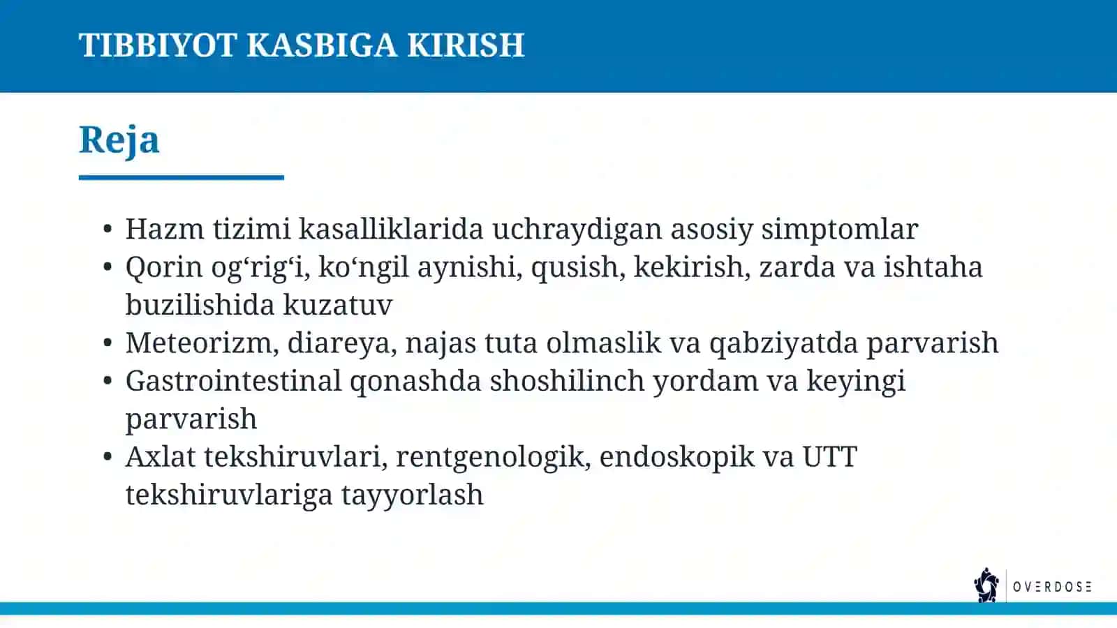 TIBBIYOT KASBIGA 2