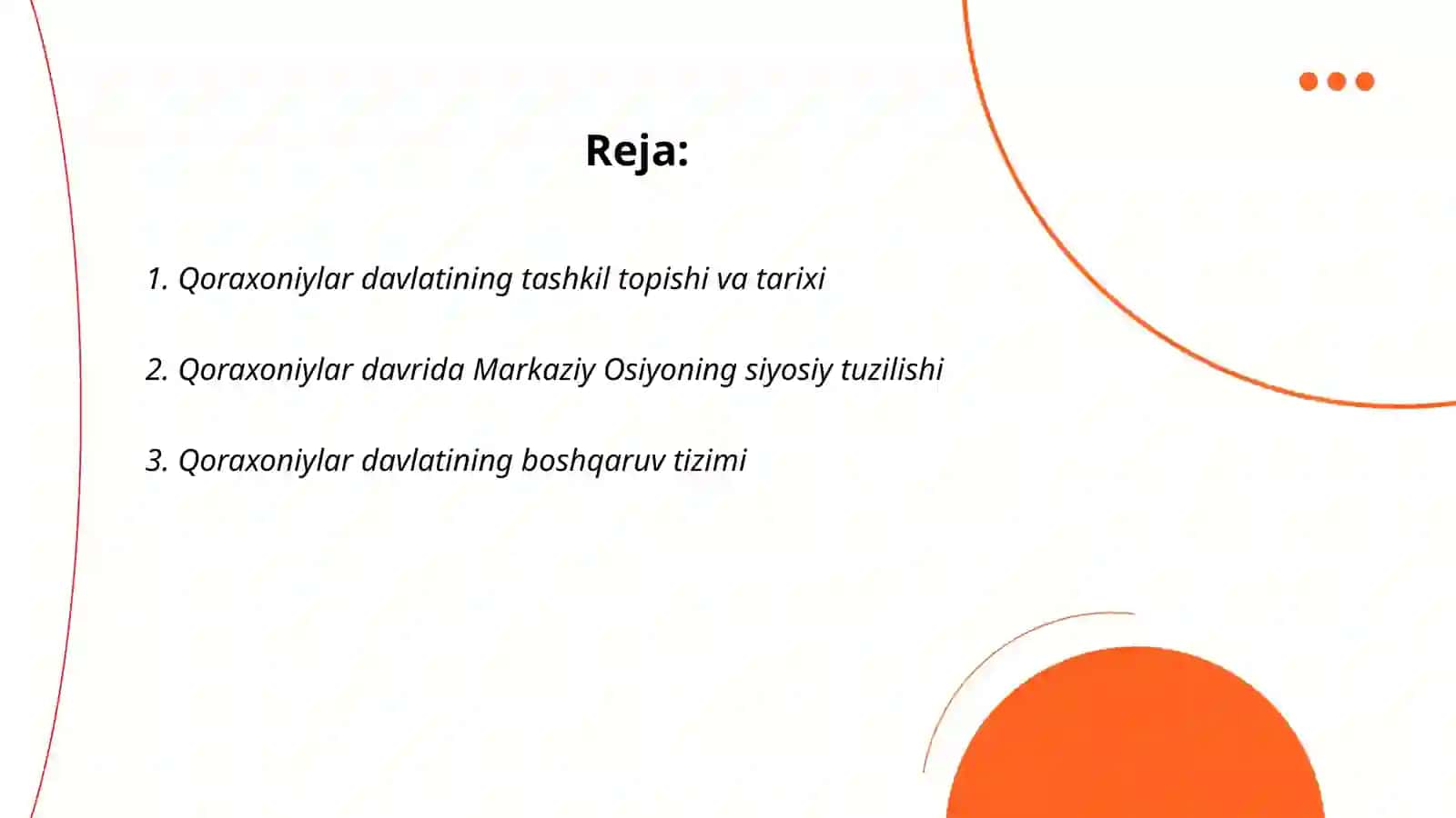 Qoraxoniylar davlati tarixi 2
