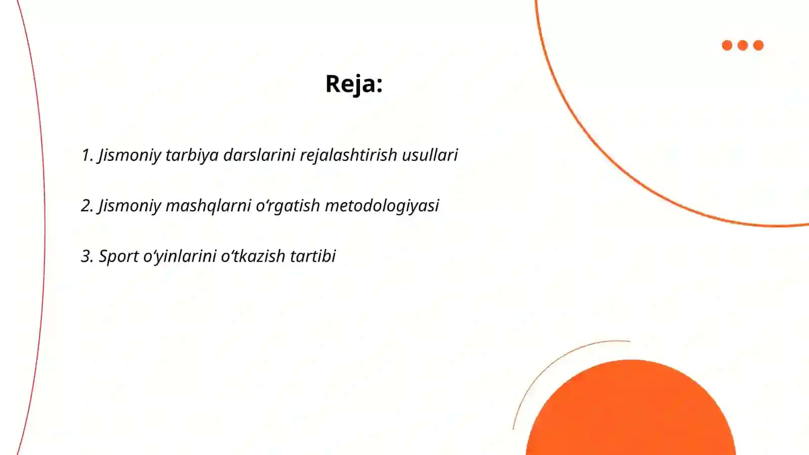 Jismoniy tarbiya xronamrtraj o'tkazish uslubiyati 2
