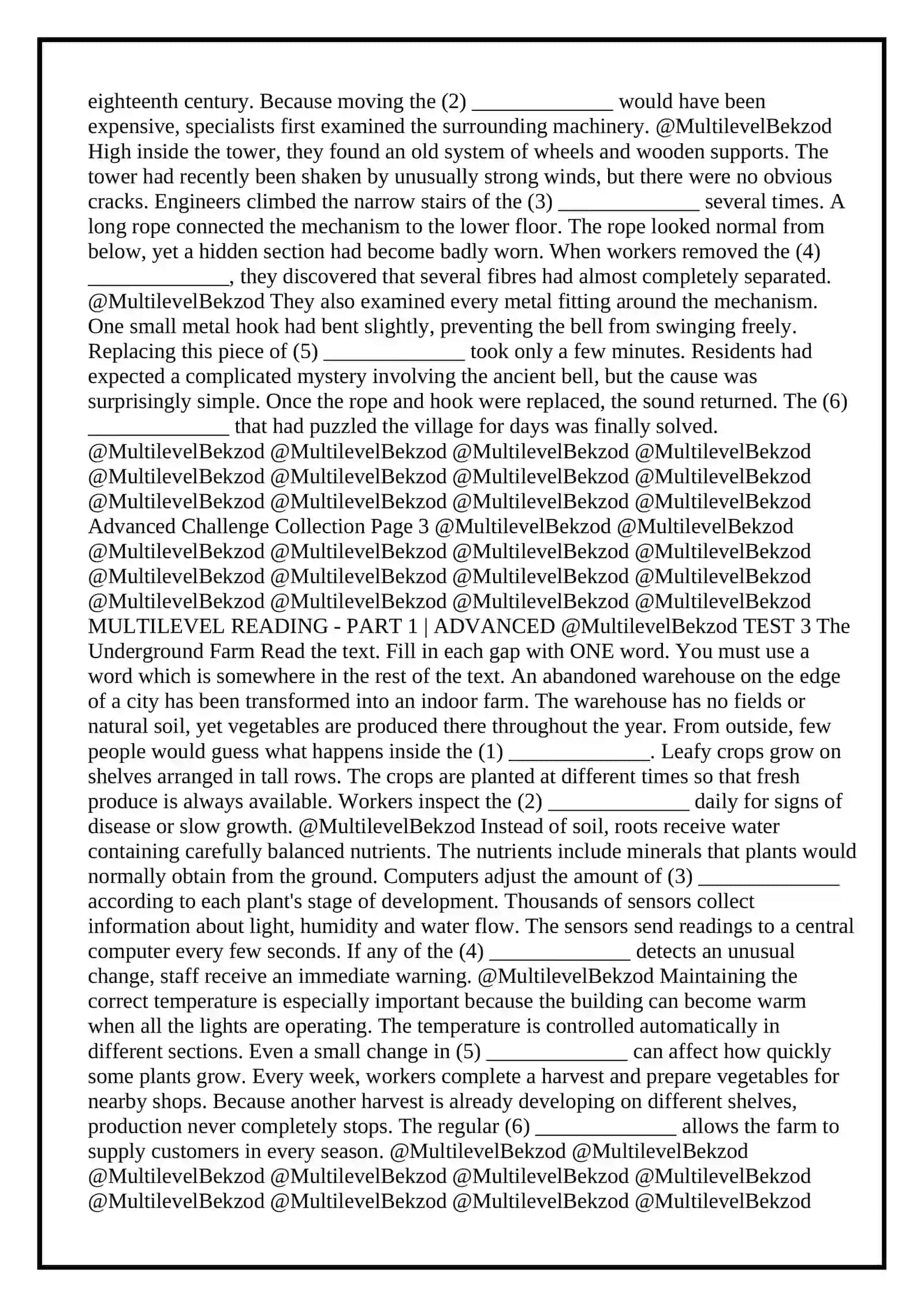 Reading Part1 (Professional Practice Tests). 2