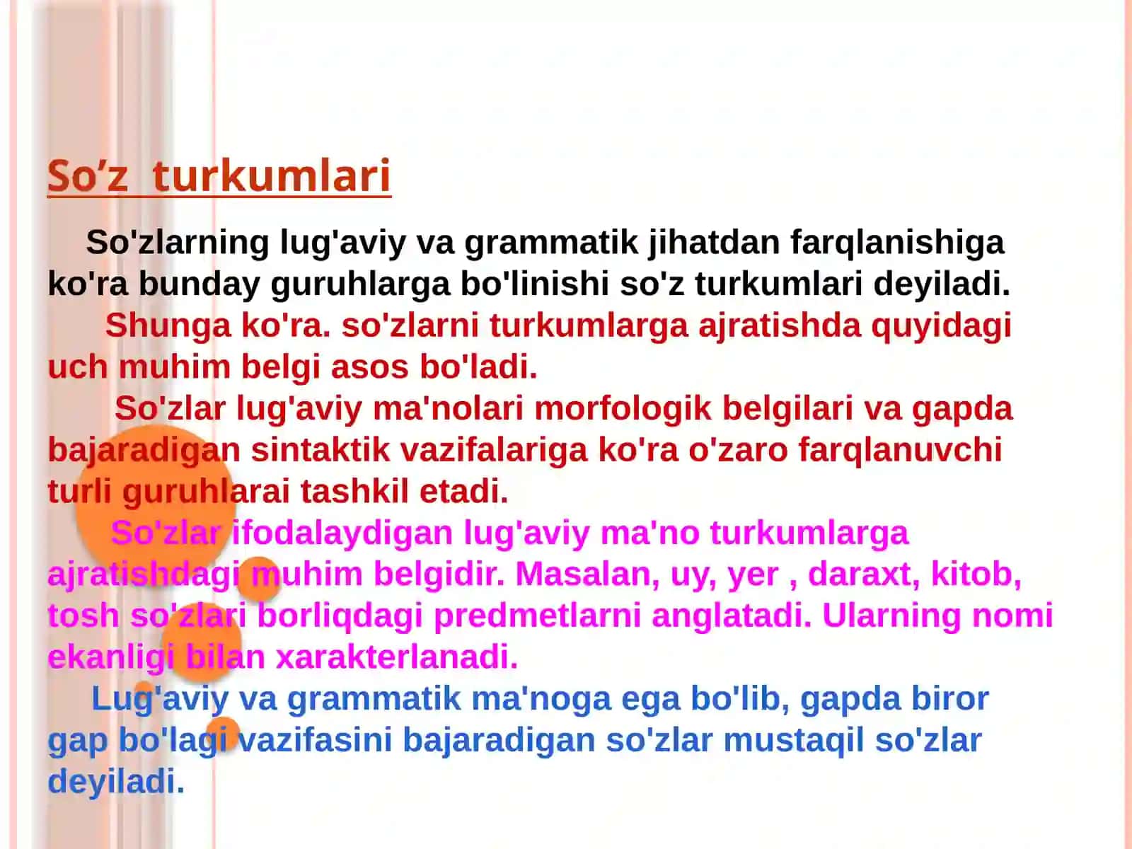 So’z turkumlari 2