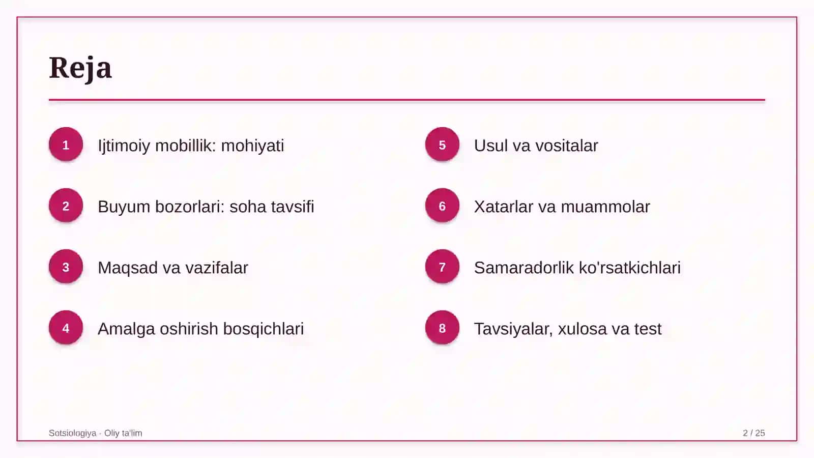 Buyum bozorlarida ijtimoiy mobillik 2