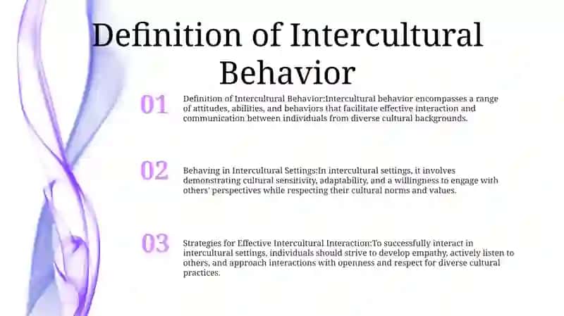 Behaving In Intercultural Settings 2