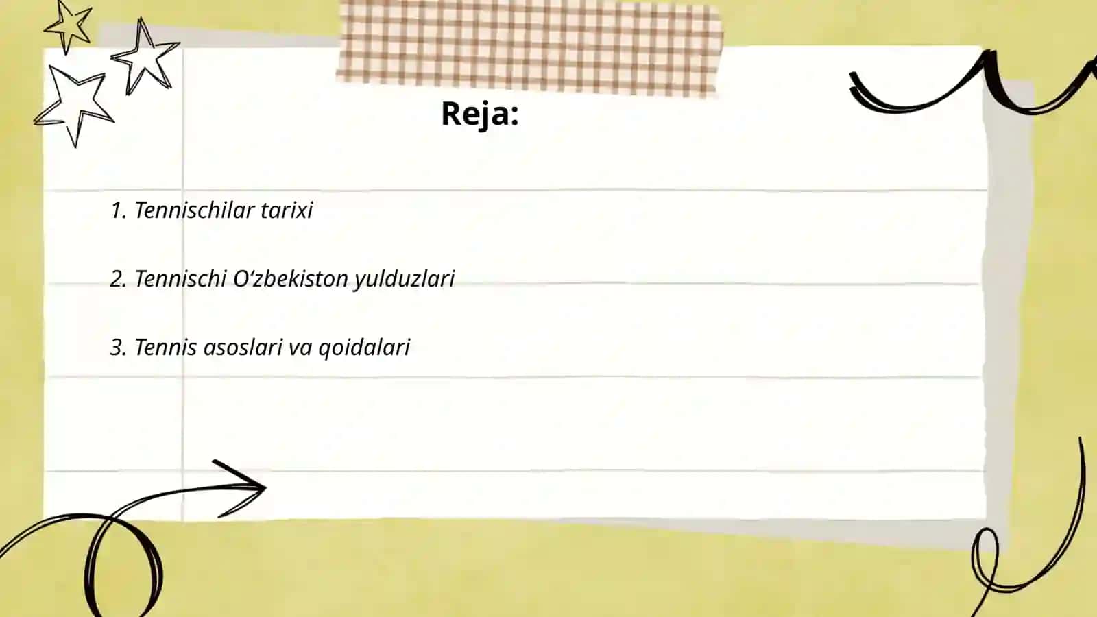 Tennischilar tarixi 2