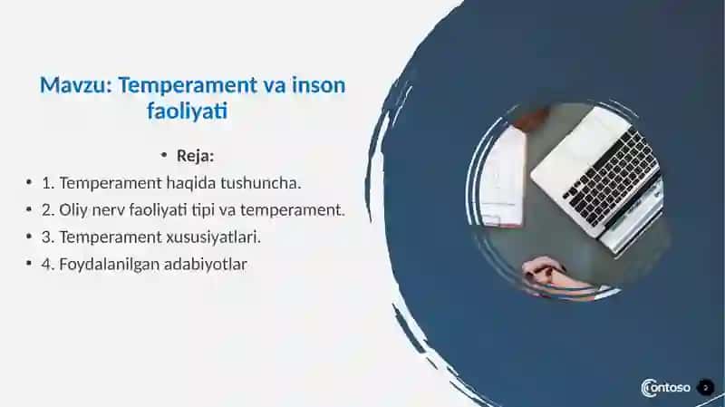 Temperament vainsonfaoliyati 2