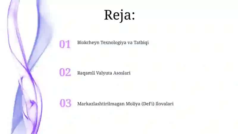 Markazlashtirilmagan Moliya (DeFi) 2