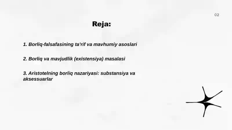 Borliq-falsafasi(Ontologiya) 2