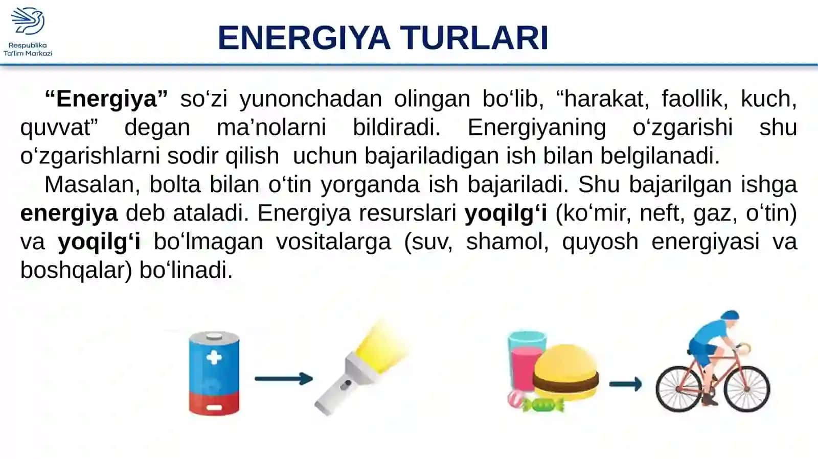 ENERGIYA TURLARI 2