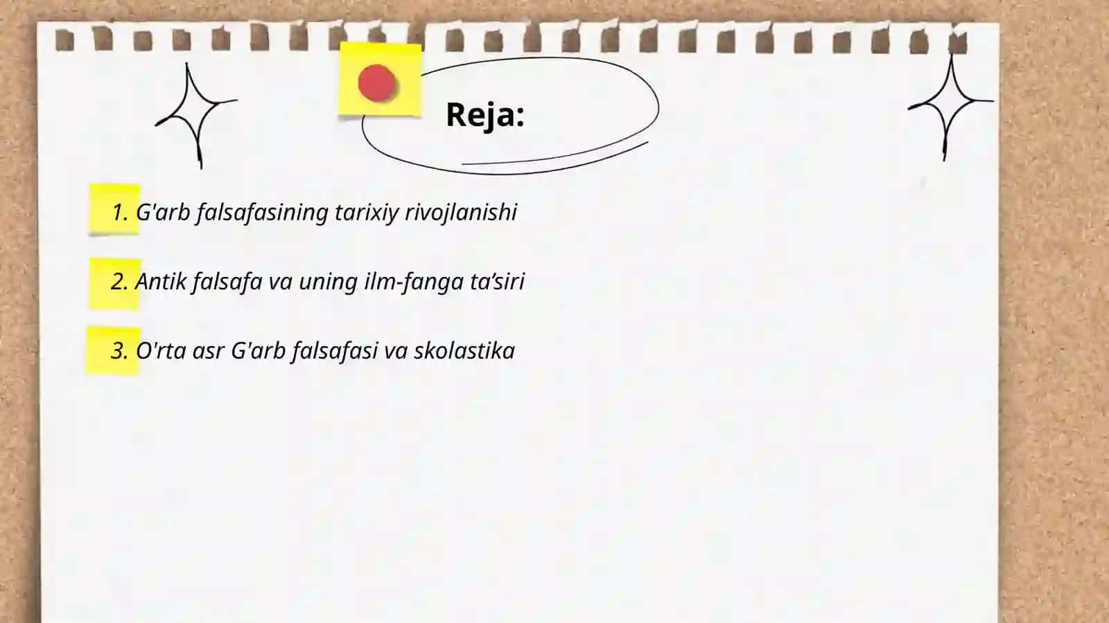 G'arb falsafaning ustuvor yo’nalishlari va ularning fan taraqqiyotiga ta’siri 2