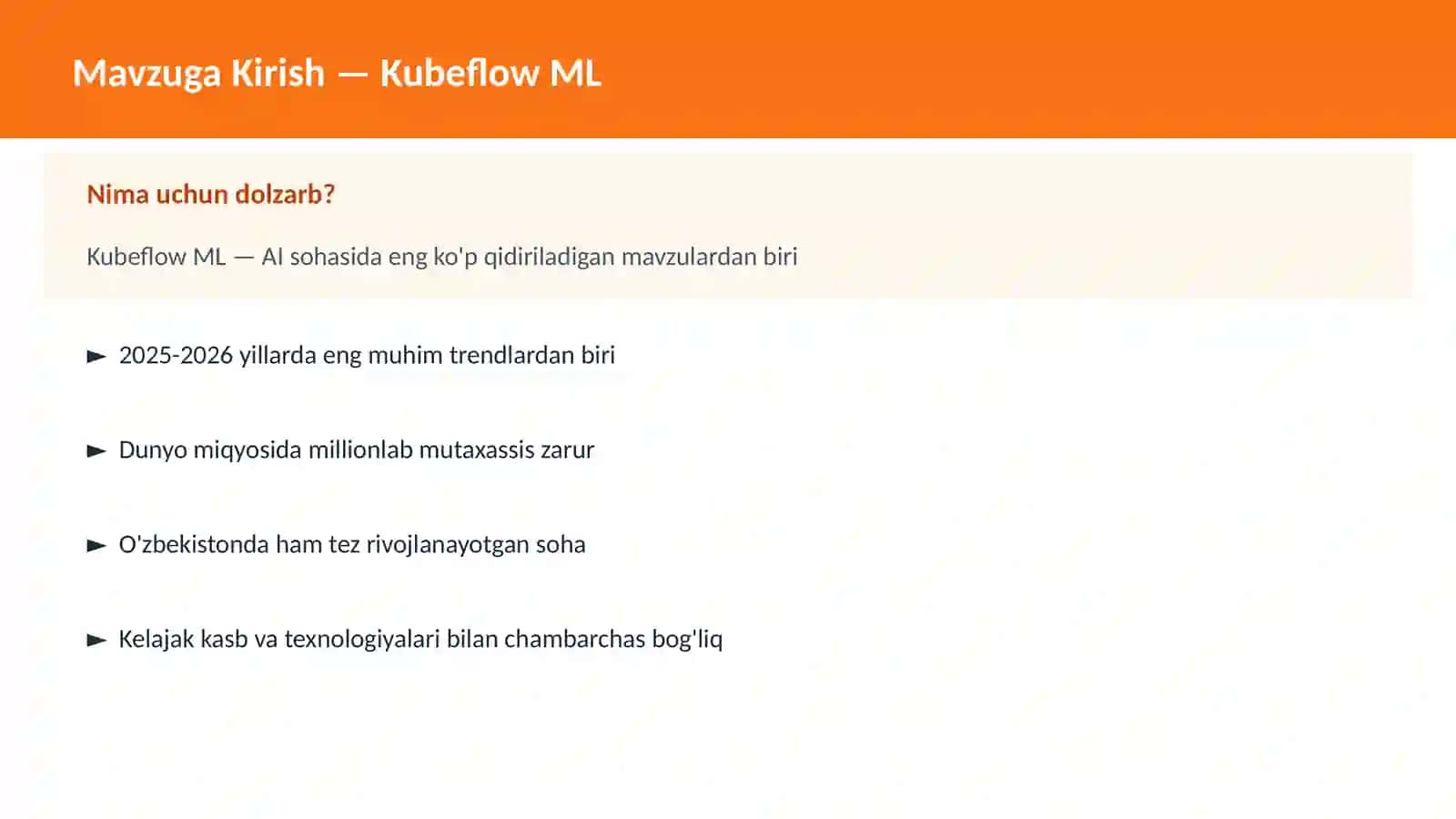 Kubeflow ML 2