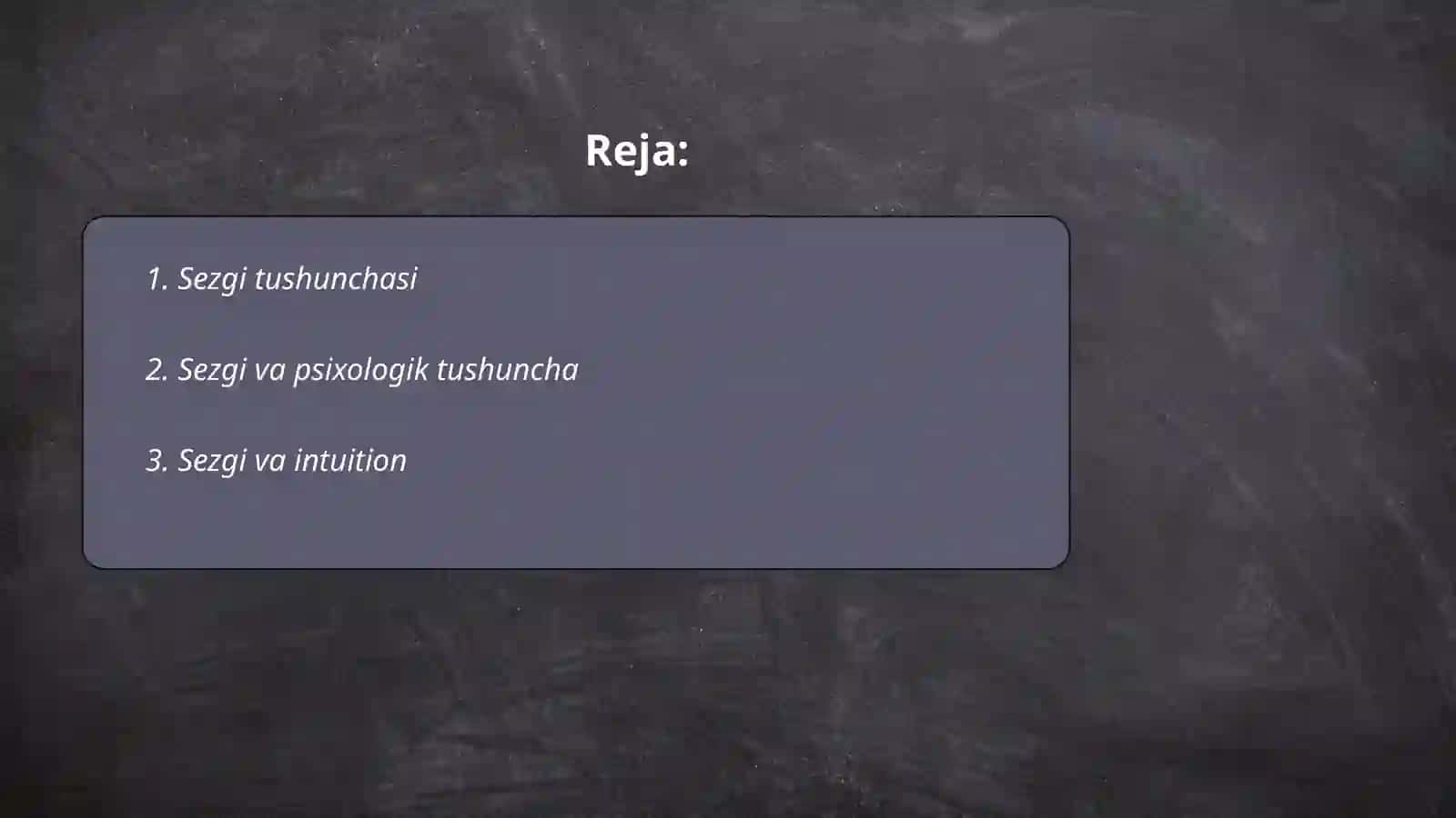 Sezgi 2