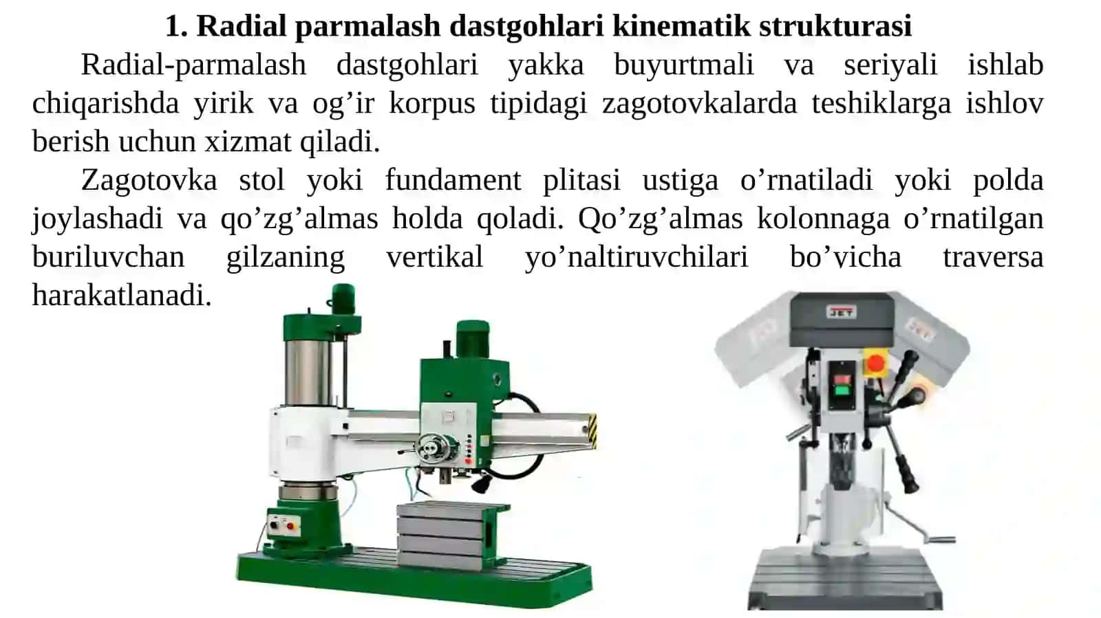 Parmalash dastgohlari strukturasi 2