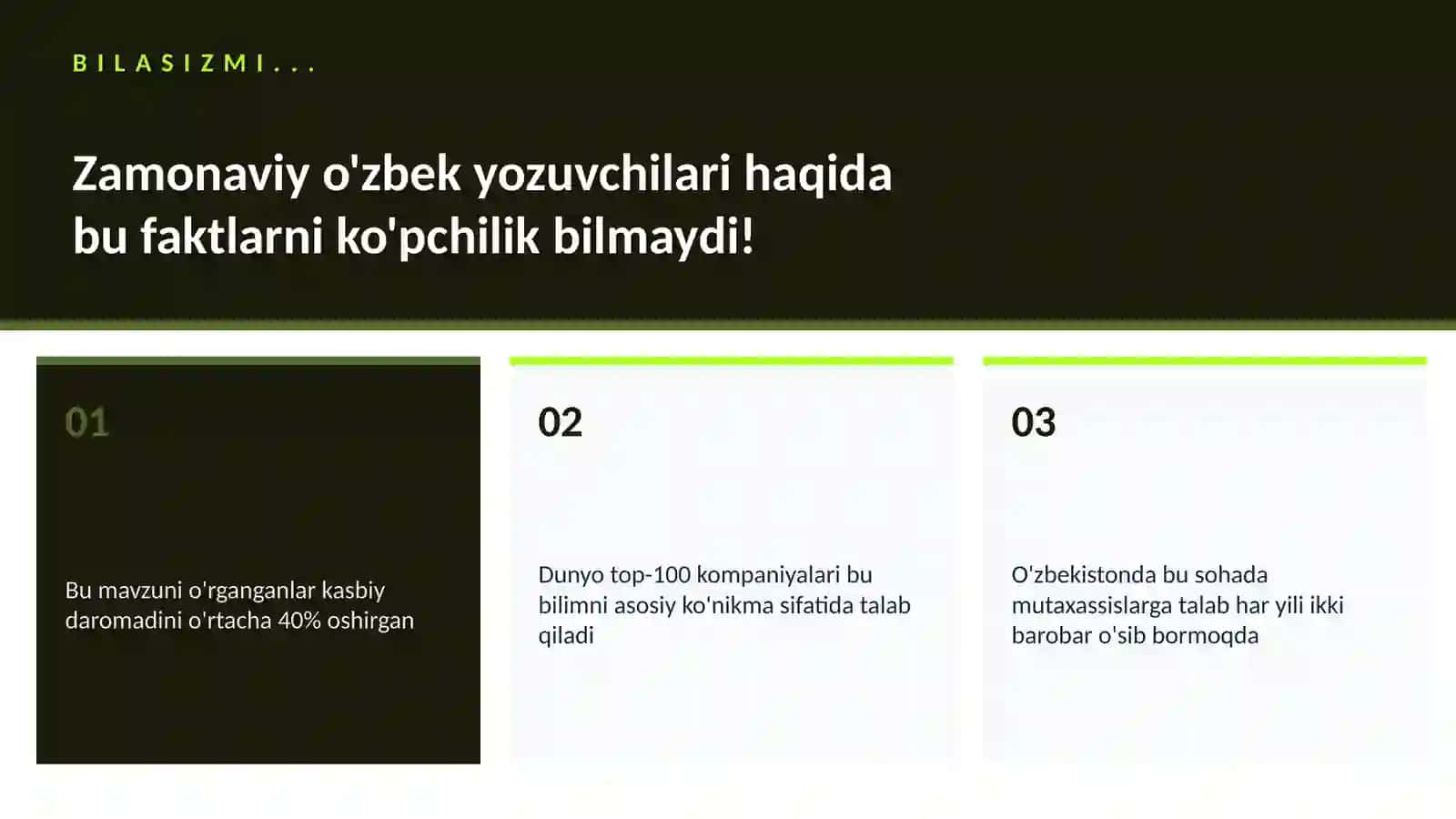 Zamonaviy o'zbek yozuvchilari 2